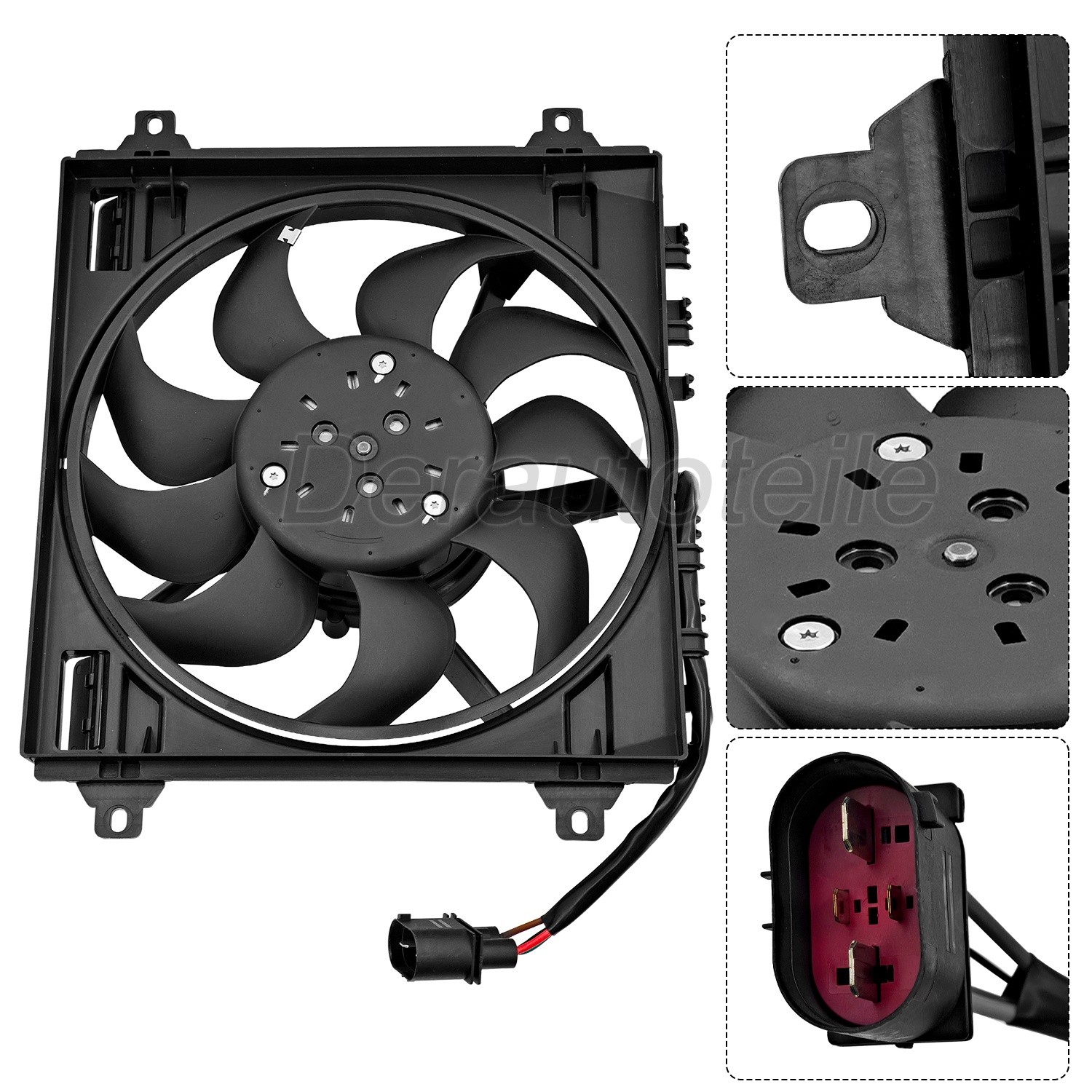 Engine Cooling Fan Assembly 4S0121203B ForAudi R8 Lamborghini Huacan FAN
