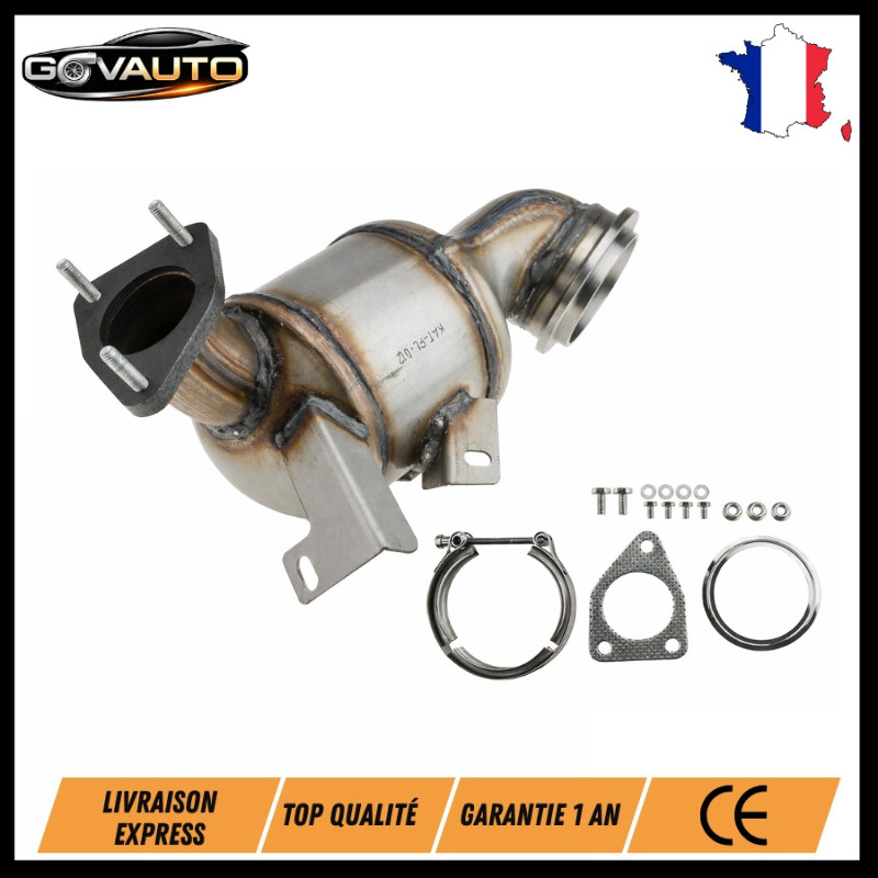 Catalyseur Opel Corsa D réduction des émissions de gaz d'échappement moteur 1.4