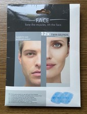 Slendertone Face Facial Toning Replacement Gel Pads 12 Twin Gel Pads New Sealed