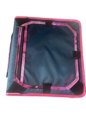 Five Star 2" Sewn Zipper Binder with Expansion Panel in Navy/Pink