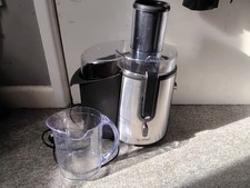 VonShef 800W centrifugal juicer machine 800W, 2 speed fruit veg juicer 