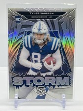 2025 Mosaic Tyler Warren Silver Storm RC     No 15 Indianapolis Colts