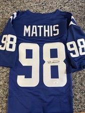 Robert The “QB Assasin” Mathis Autographed JSA Authenticated Custom Jersey