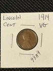 1914 Lincoln Cent  VG  **LOWEST PRICE**