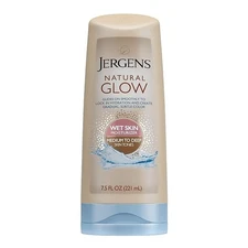 Jergens Natural Glow In Shower Lotion,Self Tanner for Medium to Deep Skin 7.5 Oz
