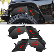 Front Inner Fender Linerswheel Cover Fit for 2007-2018 Wrangler JK JKU 4WD 4-Do