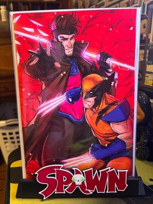 Gambit Wolverine QUINTESSENTIAL EMBOSSED Natwa Art Book 3 of 25 Blind Bag Pull