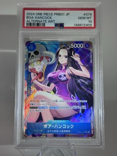PSA 10 One Piece OP01-078 Boa Hancock PRB01 Alternate Alt Art Parallel Foil