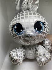 Plushies By Gund B.G. Night Silver Disco Ball Plush Bunny 8" Special Edition