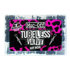 Muc-Off Workshop-Tubeless Valve Kit Box - Black/Silver 20191
