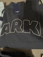 Women's Mockneck Pullover Sweatshirt - Parke x Target Navy Blue L/XL
