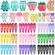 80 Pcs Hair Clips for Girls Hair Barrettes Snap Non-Slip Metal Hair Clips for Gi