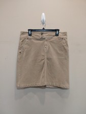 Y2K Gap Corduroy Mini Pencil Skirt Sz 8 Low Rise Khaki Stretch