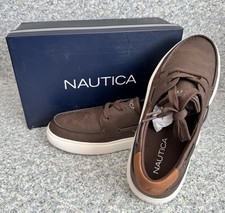 NAUTICA Boat Shoe Men's Size 9.5 BROWN Ankar CV1951 NEW with BOX