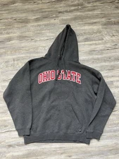 Ohio State Gray Sweatshirt Hoodie Large J America Brand 