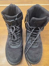 Dr. Martens Combs Tech Boot Black Lace Up Unisex, Size us 10, Pre-owned