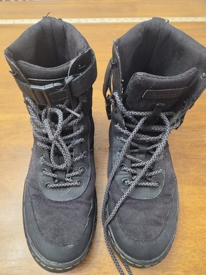  Dr. Martens Combs Tech Boot Black Lace Up Unisex, Size us 10, Pre-owned