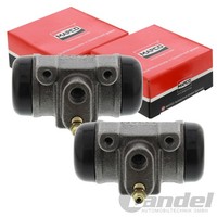 2X Mapco Radbremszylinder 28,6Mm Hinten Passend FüR CitroËN Jumper Fiat Ducato