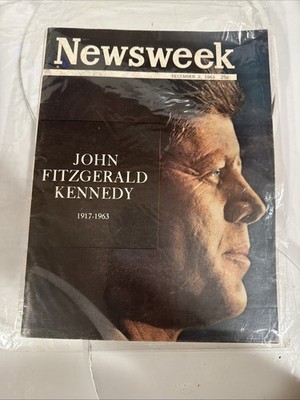 Vintage Newsweek Magazine December 2, 1963 John Fitzgerald Kennedy 1917-1963