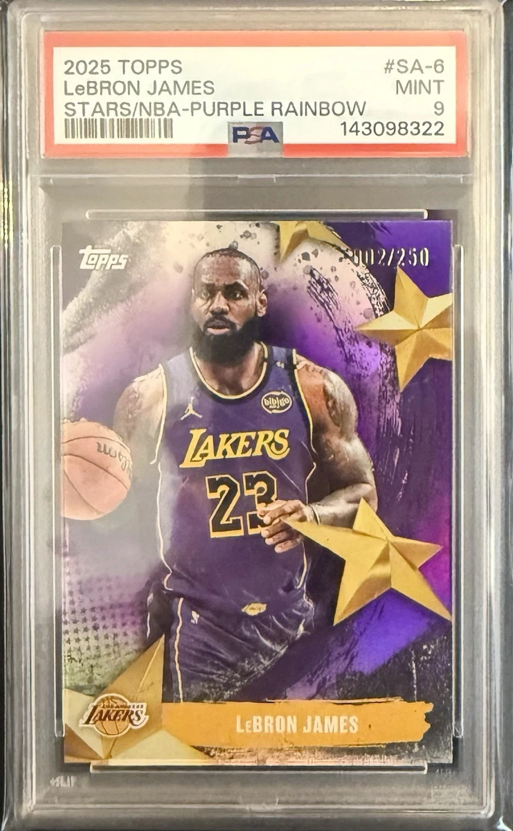 Topps LeBron James Basketball Serial Numbered Sports Trading Cards