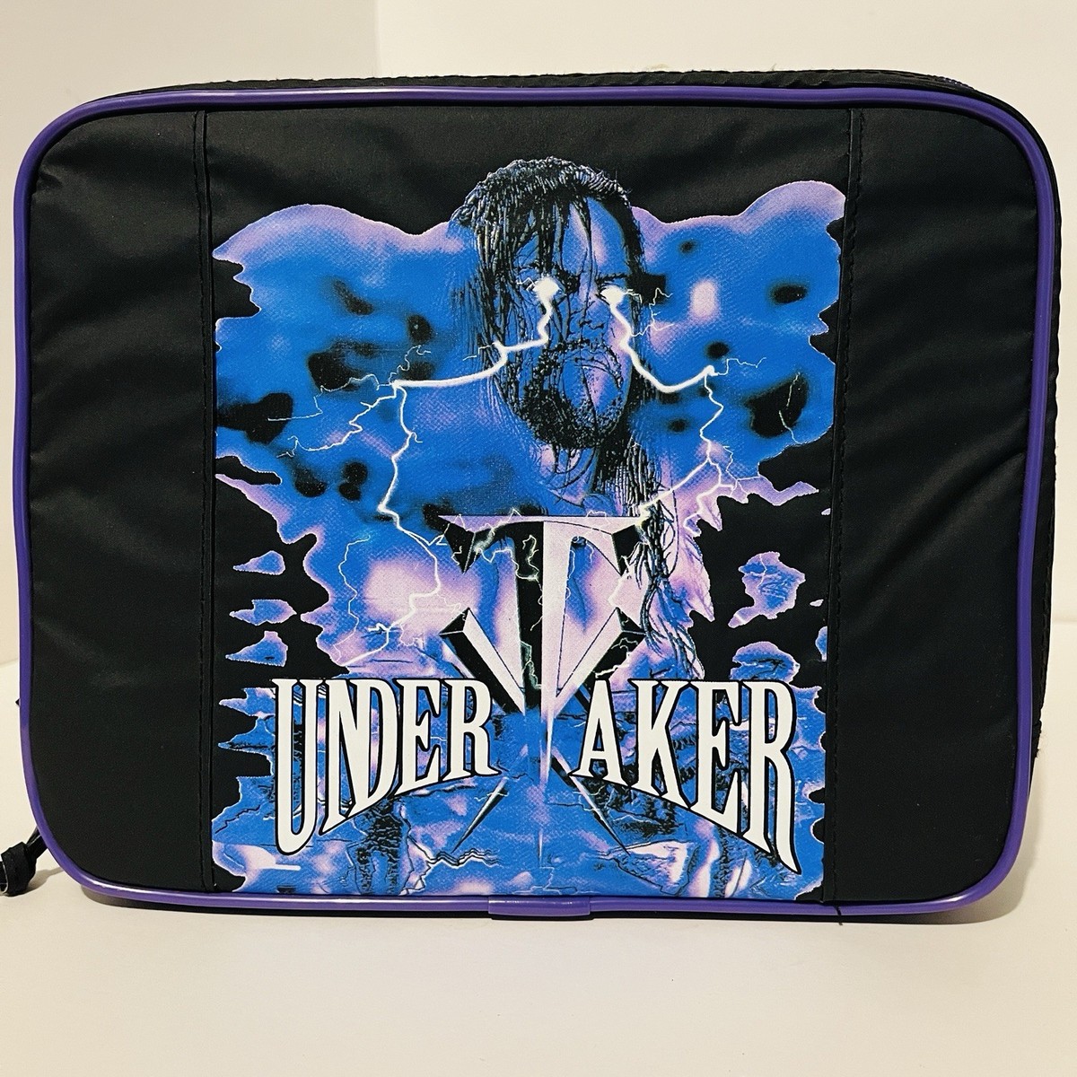 未開封　保管品　WWE(旧WWF)アンダーテイカー　ケイン　サマースラム99 Vintage WWF Undertaker Lunch Box Bag Vintage 1990s WWE Wrestling