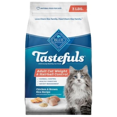 Blue Buffalo Tastefuls Weight & Hairball Control Natural Dry Food For 