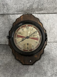 Chelsea Vintage Maritime Ship Radio Room 6" Clock