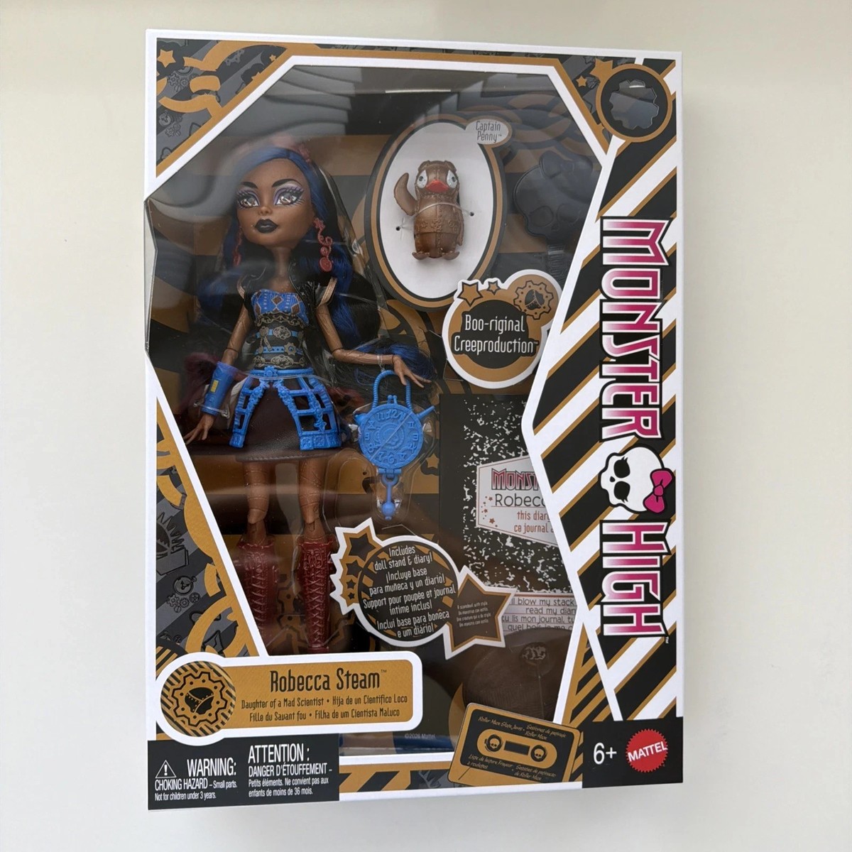 Monster High 2026 Creeproduction Wave 4 Fashion Doll ROBECCA -In
