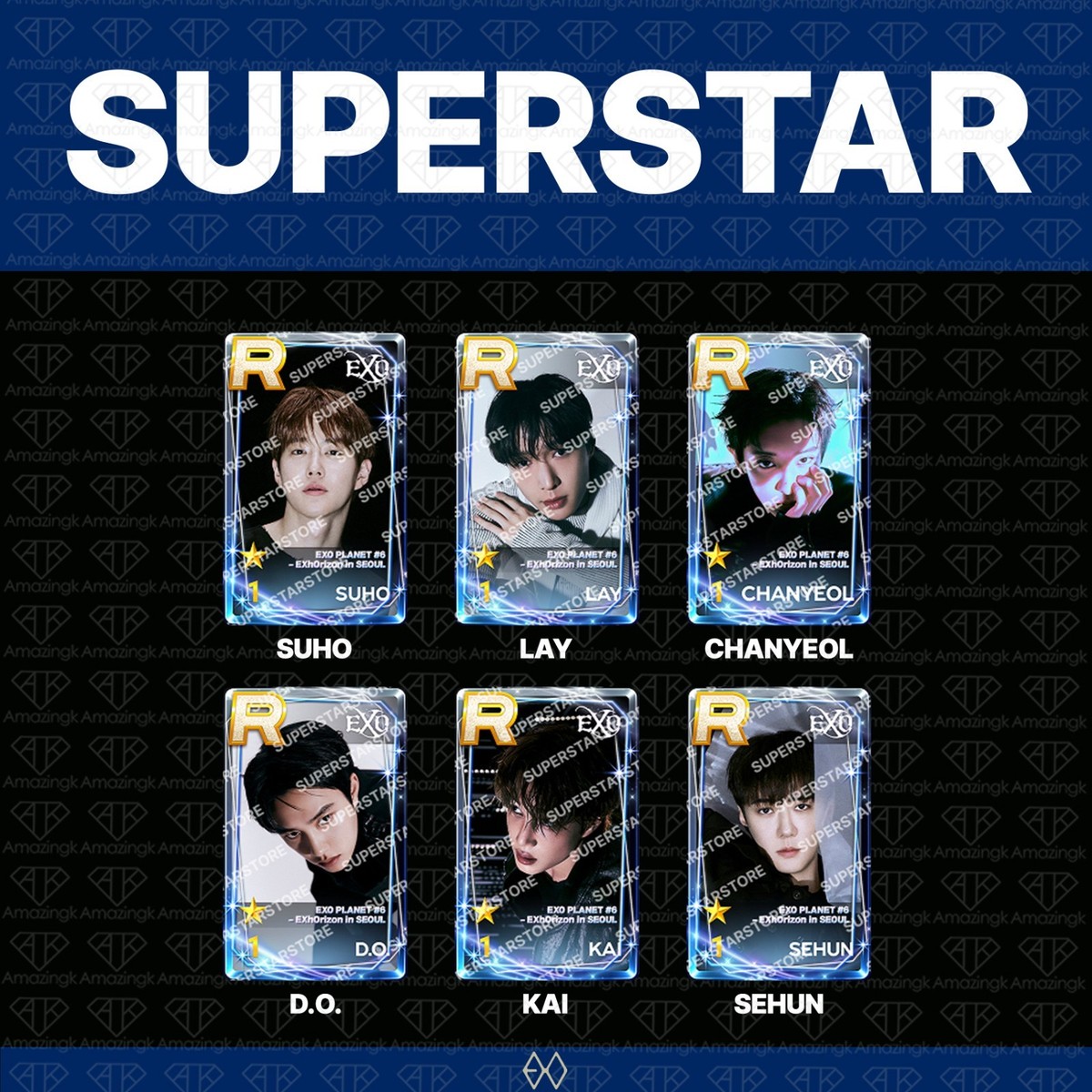 PreSale] Exo Planet #6 ExhOrizon in Seoul SUPERSTAR Photocard | eBay