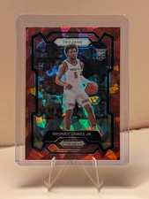 2024 Panini Prizm Draft Picks - Bronny James #86 Orange Ice Prizm (RC)