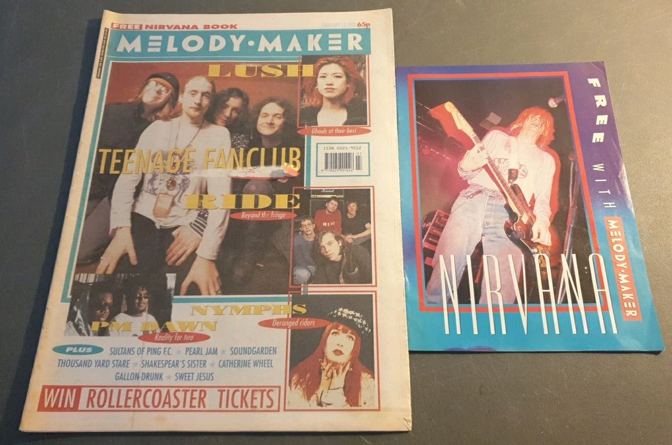 Melody Maker Magazine 15TH February 1992 With Free NIRVANA Magazine