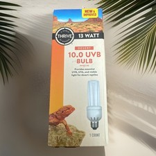 NEW IN BOX - Thrive Desert 10.0 UVB Bulb for Desert Reptiles, 13W