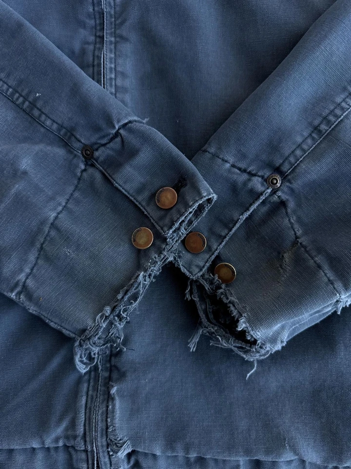 Chaqueta De Colección Mossimo Detroit Para Hombre L Y2K Ropa de Trabajo Desgastada Desteñida Foto 2 de 4