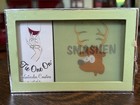 Lenticular Holiday Drunk Inebriated Reindeer Coaster Set Of 6 Tie-One-On NEW — photo 1