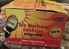 Toe Warmers (43 Pairs) - Up to 10 Hours of Heat, Easily Apply with Adhesive -...