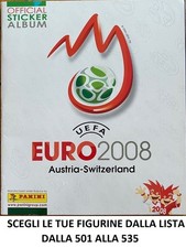 PANINI EURO 2008 FOOTBALLERS FIGURE FROM 501/535 CHOOSE FROM LIST