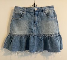 Ruffled Denim skirt - Girl L 10/12