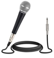 Pyle Pro PDMIC58 Professional Dynamic Handheld Microphone With Cable NOB
