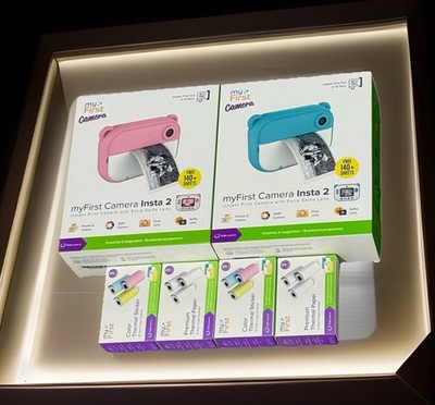 2x Lot myFirst Insta2 Camera Starter Bundle Instant print For Girl And Boy - Nib