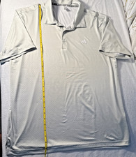 Adidas Polo Shirt Mens Large light green Geometric Golf Performance NWOT