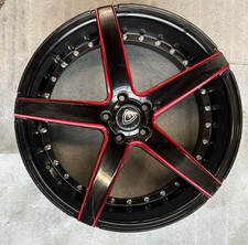 Marquee M3226 20x9 5x114.35x4.5 Black Red 33mm Wheels Rims Marquee M3226 20x9 5x114.35x4.5 Black Red 33mm Wheels Rims
