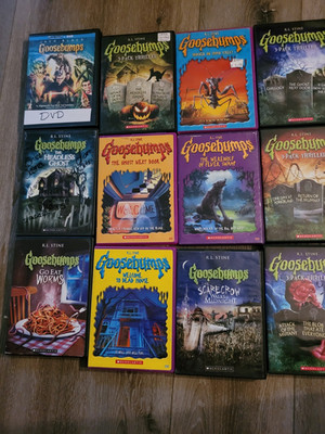Lot of Goosebumps TV episodes 19 DVD s  And Goosebumps Movie With Jack Black
