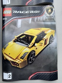 LEGO Racers Lamborghini Spyder 2in1 Coupe 8169 Ages 9-14