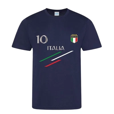 Maillot de Foot Enfant inspiré Italie – T-Shirt de sport unisexe confort Taille - Photo 1/4