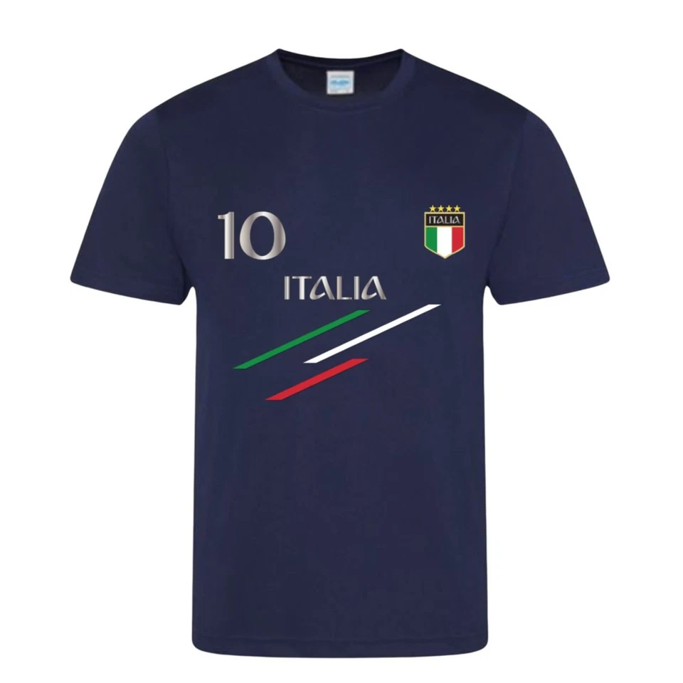 Maillot de Foot Enfant inspiré Italie – T-Shirt de sport unisexe confort Taille - Photo 1/4