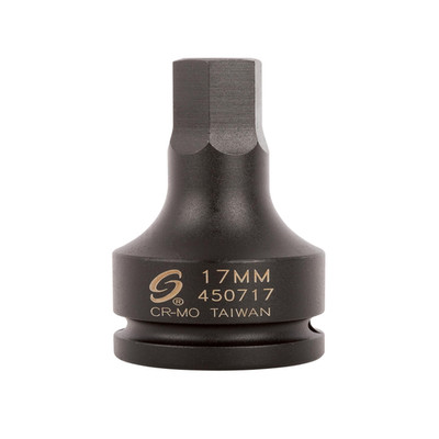 Sunex Tools 450717 3/4-Inch Drive 17-Mm Hex Driver Impact Socket