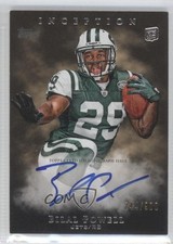 2011 Topps Inception 244/900 Bilal Powell #132 Auto 0c2