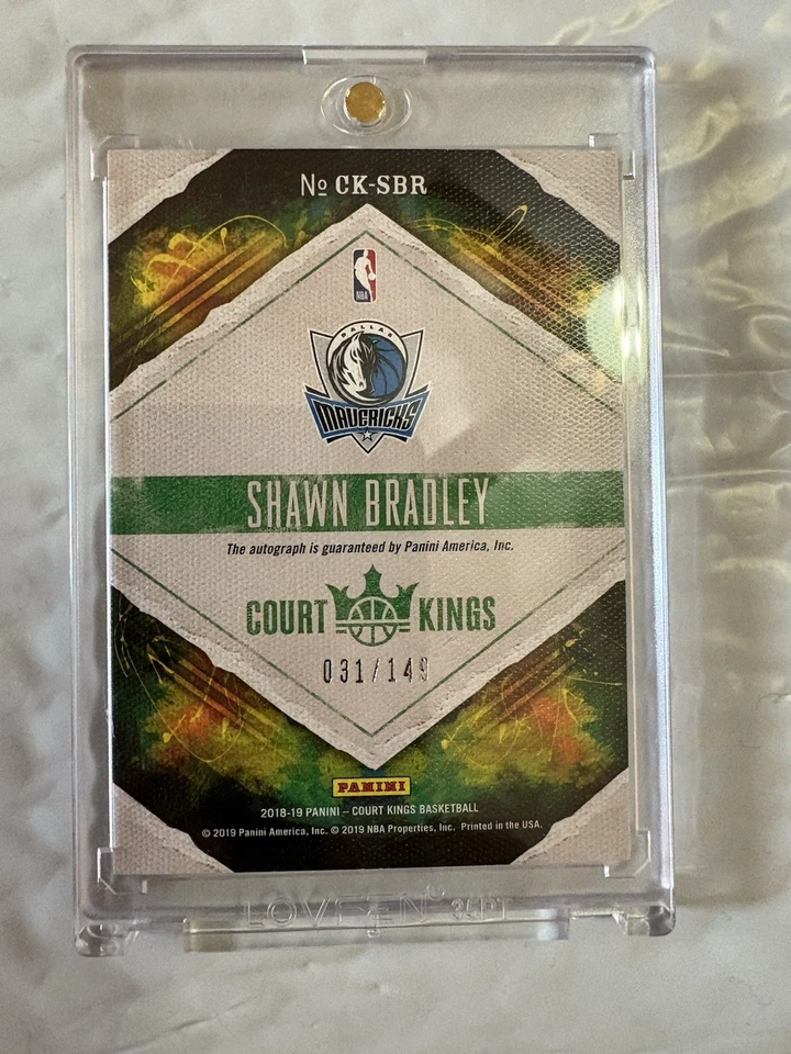 2018-19 Panini Court Kings - Court Kings Autographs Shawn Bradley #CK-SBR /149 - Image 2 of 2
