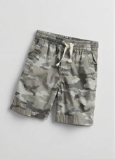 Gap Toddler Print Pull-On Shorts Washwell Soft Cotton Elastic Waist Kids NWT New