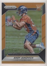2016 Panini Prizm Rookie Orange Prizm 15/299 Andy Janovich #217 s7f